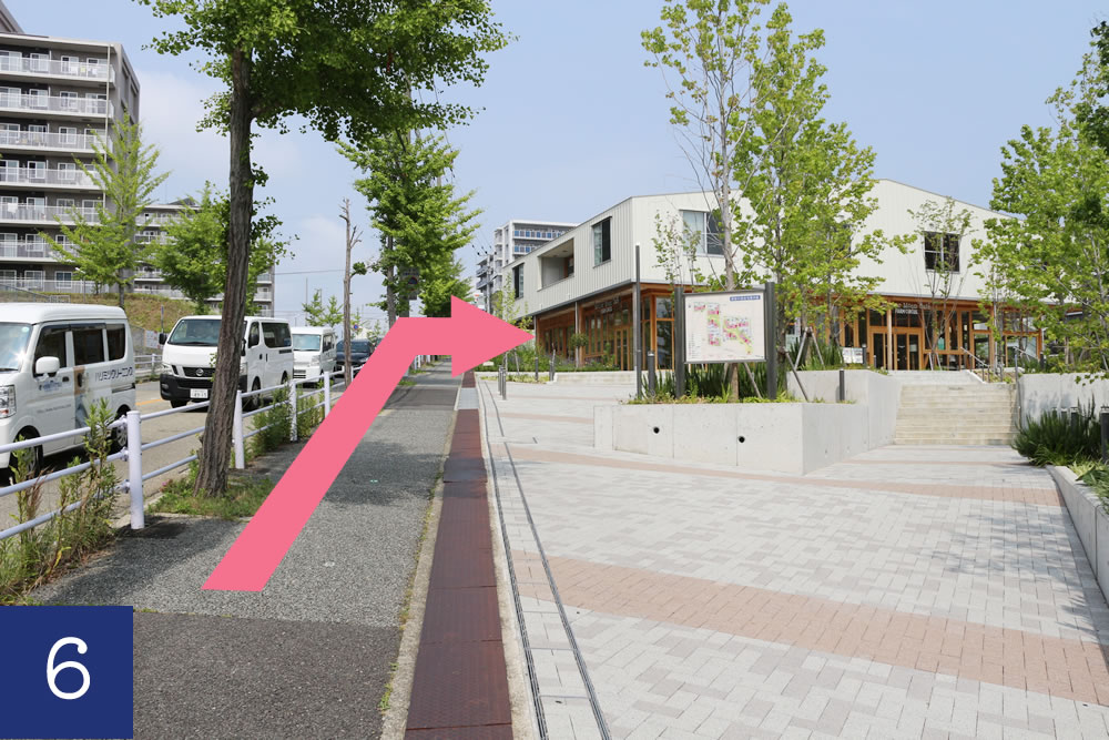 北鈴蘭台駅からのアクセス6